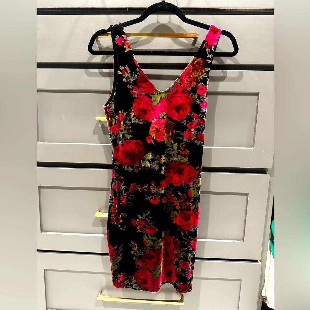 ASTR Velvet Fitted Cocktail Dress Size Small